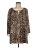 Spense Brown Long Sleeve Blouse Size M - photo 1