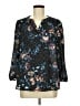 By & By 100% Polyester Black 3/4 Sleeve Blouse Size M - photo 1