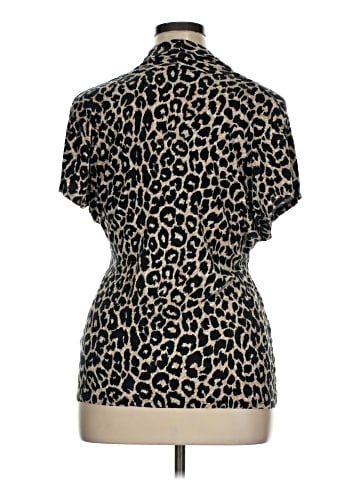Perry Ellis Short Sleeve Blouse (view 2)