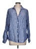 Grayson 100% Linen Blue Long Sleeve Button-Down Shirt Size 12 - photo 1