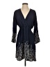 Old Navy 100% Rayon Paisley Blue Cocktail Dress Size XS - photo 1