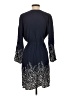 Old Navy 100% Rayon Paisley Blue Cocktail Dress Size XS - photo 2