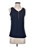 Dex 100% Polyester Blue Sleeveless T-Shirt Size XS - photo 1