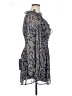 City Studio Paisley Blue Casual Dress Size XL - photo 4