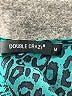 Double Crazy 100% Polyester Animal Print Teal Cocktail Dress Size M - photo 7