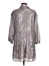 Maeve 100% Polyester Metallic Silver Casual Dress Size M (petite) - photo 2