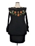 Assorted Brands Black Cocktail Dress Size 3X - photo 1