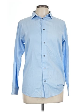 Calvin Klein Long Sleeve Button-Down Shirt (view 1)