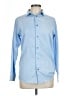 Calvin Klein Solid Blue Long Sleeve Button-Down Shirt Size 20 - photo 1