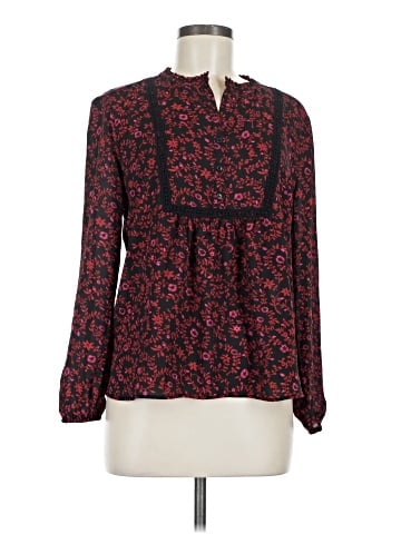 Ann Taylor LOFT Outlet Long Sleeve Blouse (view 1)
