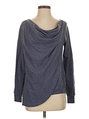 Iris & Navy Long Sleeve T-Shirt (view 1)