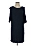 Lou & Grey Solid Blue Casual Dress Size S - photo 1