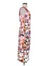Boston Proper 100% Polyester Floral Pink White Cocktail Dress Size 2 - photo 4