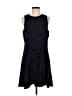 Theory Solid Black Casual Dress Size 10 - photo 1