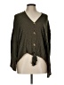 Blu Pepper 100% Rayon Green Long Sleeve Blouse Size L - photo 1