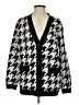 Steve Madden Houndstooth Black Cardigan Size XS - photo 1