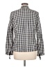 Charter Club Checkered-gingham Gray Jacket Size M - photo 2
