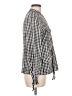 Charter Club Checkered-gingham Gray Jacket Size M - photo 4