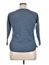 Chaps 100% Cotton Blue 3/4 Sleeve T-Shirt Size XL - photo 2