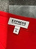 Express 100% Polyester Red Long Sleeve Blouse Size XS - photo 7