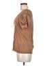 August Silk Brown Short Sleeve Top Size M - photo 5