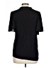 Ann Taylor LOFT 100% Polyester Black Short Sleeve Blouse Size L - photo 2