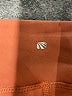 Marika Solid Brown Orange Athletic Shorts Size 4 - photo 3