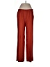 Serra Solid Red Casual Pants Size L - photo 1