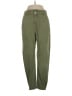 Zara Solid Green Casual Pants Size 4 - photo 1