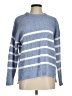 Time and Tru 100% Recycled Polyester Stripes Blue Pullover Sweater Size M - photo 1
