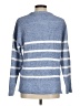 Time and Tru 100% Recycled Polyester Stripes Blue Pullover Sweater Size M - photo 2