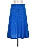 Lularoe Hearts Blue Casual Skirt Size M - photo 1