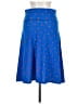Lularoe Hearts Blue Casual Skirt Size M - photo 2