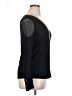 Unbranded 100% Polyester Black Long Sleeve Top Size XL - photo 4