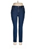 Tahari Solid Blue Jeans Size 16 - photo 1