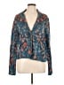 Peruvian Connection 100% Pima Cotton Teal Cardigan Size L - photo 1