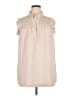 Unbranded Tan Ivory Sleeveless Blouse Size XL - photo 1