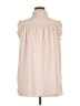 Unbranded Tan Ivory Sleeveless Blouse Size XL - photo 2