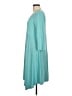 Chalet Solid Teal Casual Dress Size L - photo 5