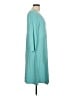 Chalet Solid Teal Casual Dress Size L - photo 4