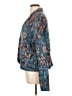 Peruvian Connection 100% Pima Cotton Teal Cardigan Size L - photo 5