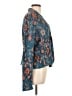 Peruvian Connection 100% Pima Cotton Teal Cardigan Size L - photo 4