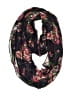 Unbranded Floral Black Blue Scarf One size - photo 1