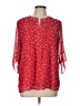 Unbranded Red 3/4 Sleeve Blouse Size L (estimated) - photo 1