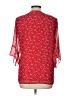 Unbranded Red 3/4 Sleeve Blouse Size L (estimated) - photo 2