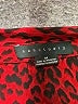 Sanctuary 100% Rayon Animal Print Red Long Sleeve Button-Down Shirt Size M - photo 7