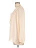Shilla 100% Polyester Ivory Long Sleeve Blouse Size L - photo 5