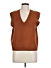 Shein 100% Acrylic Brown Sweater Vest Size 12 - photo 1