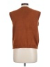 Shein 100% Acrylic Brown Sweater Vest Size 12 - photo 2