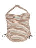 Pez D'or Barcelona 100% Polyamide Stripes Ivory Swimsuit Top Size XL - photo 1